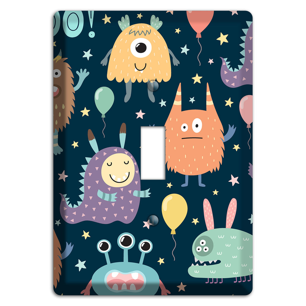 Monster Parade (Navy) Cover Plates
