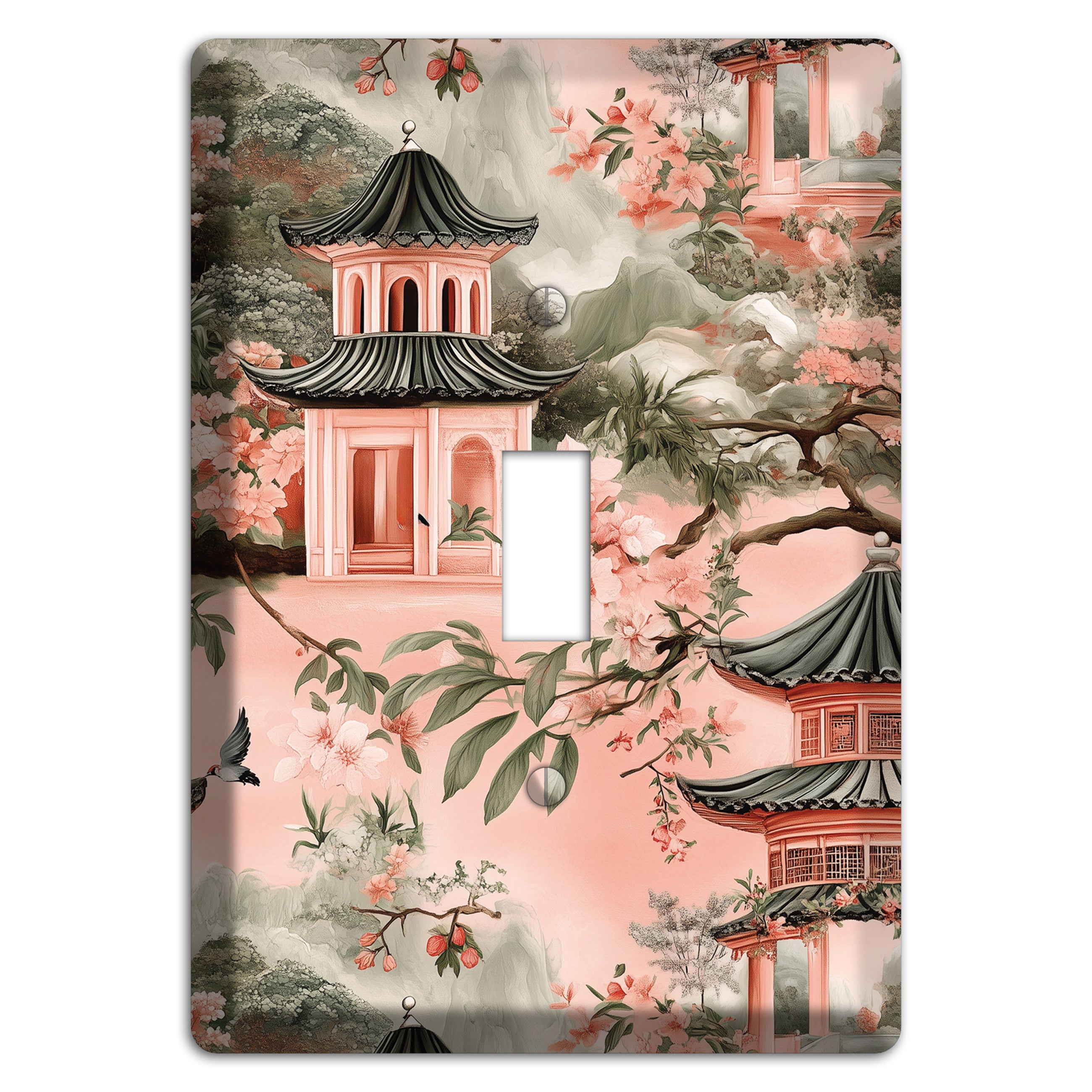 Pagoda & Plum Cover Plates