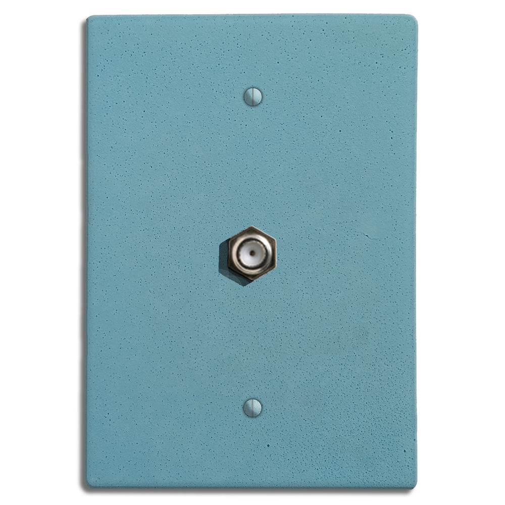 Caribbean Blue Boho Smooth Cable Hardware with Plate