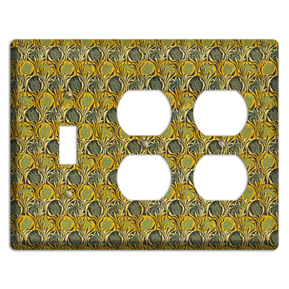 Honeycomb Bloom Toggle / 2 Duplex Wallplate