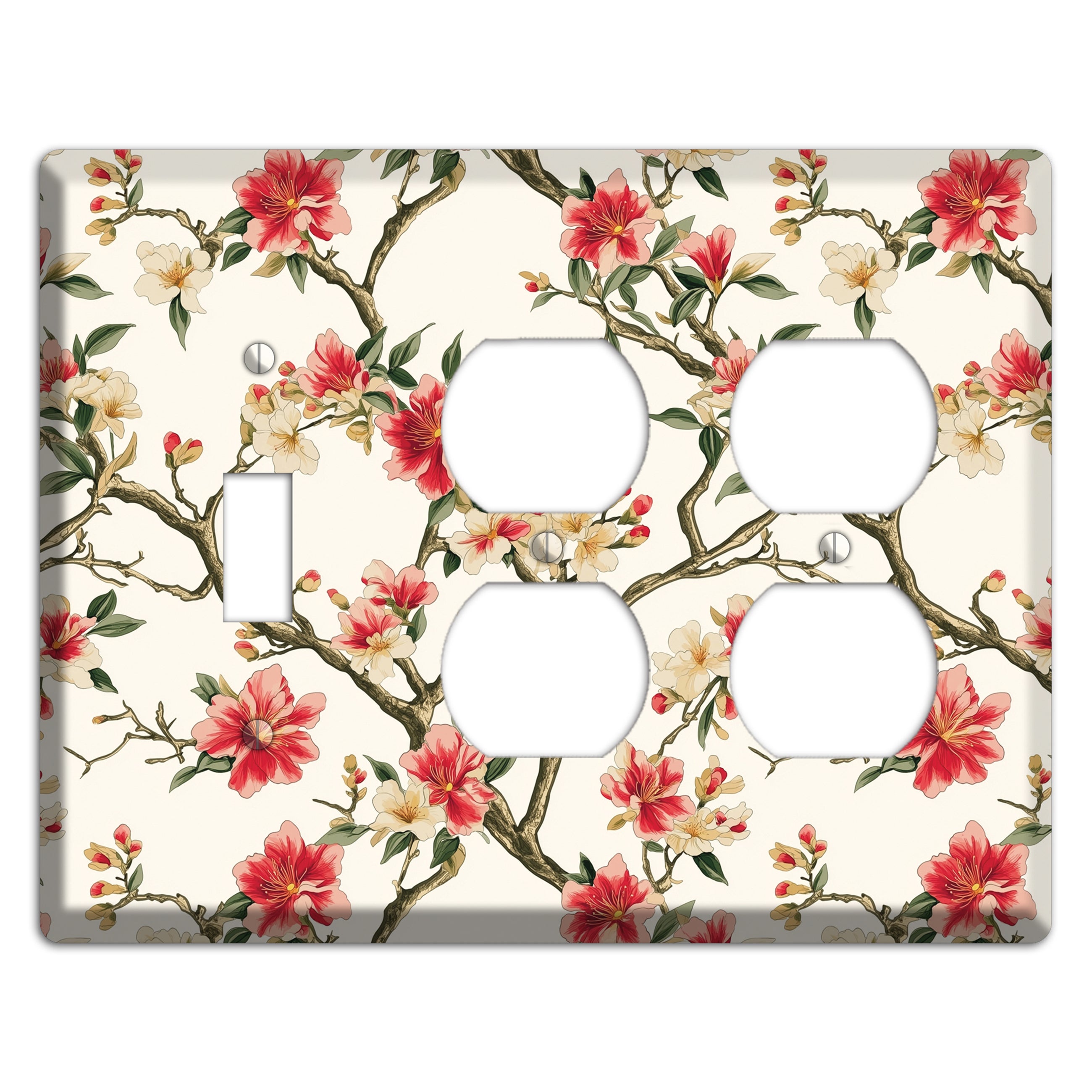 Blossom & Bough Toggle / 2 Duplex Wallplate