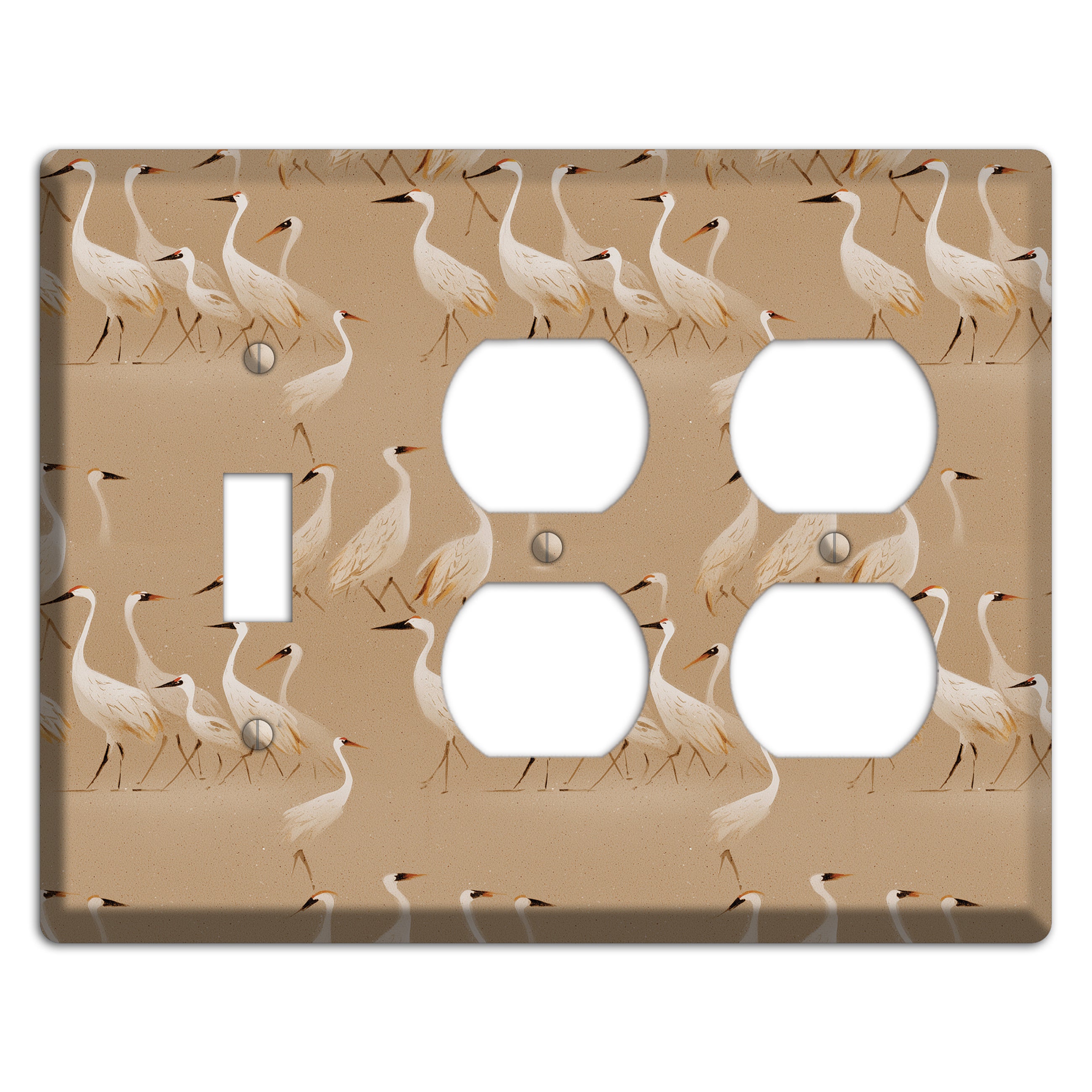 Sandy Shore Gathering Toggle / 2 Duplex Wallplate