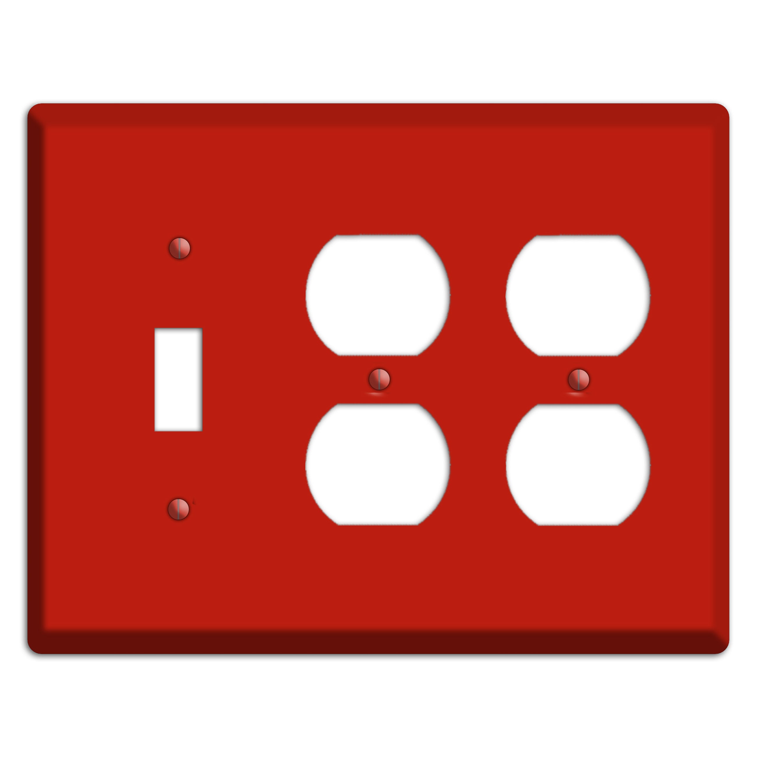 Baxter Simply Red Toggle / 2 Duplex Wallplate