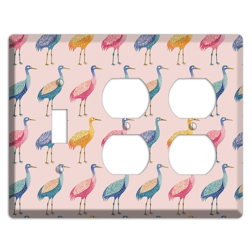 Rainbow Marsh Parade Toggle / 2 Duplex Wallplate