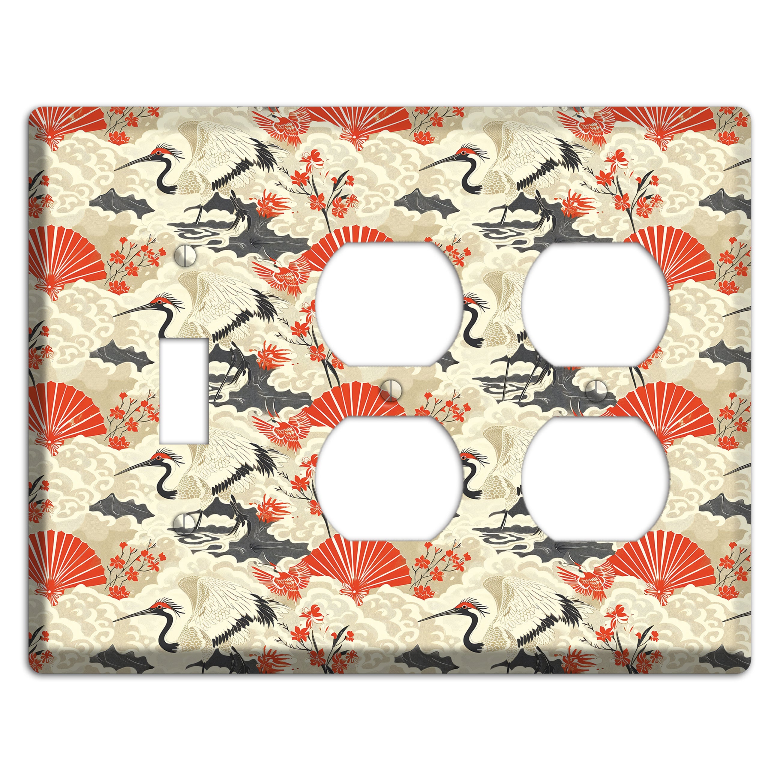 Vermillion Mist Reverie Toggle / 2 Duplex Wallplate