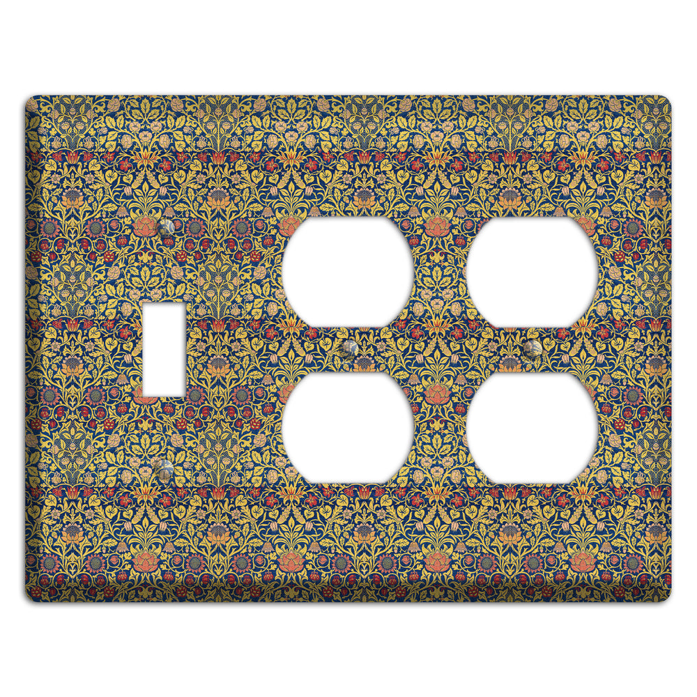 Orchard Garden Stripe Toggle / 2 Duplex Wallplate