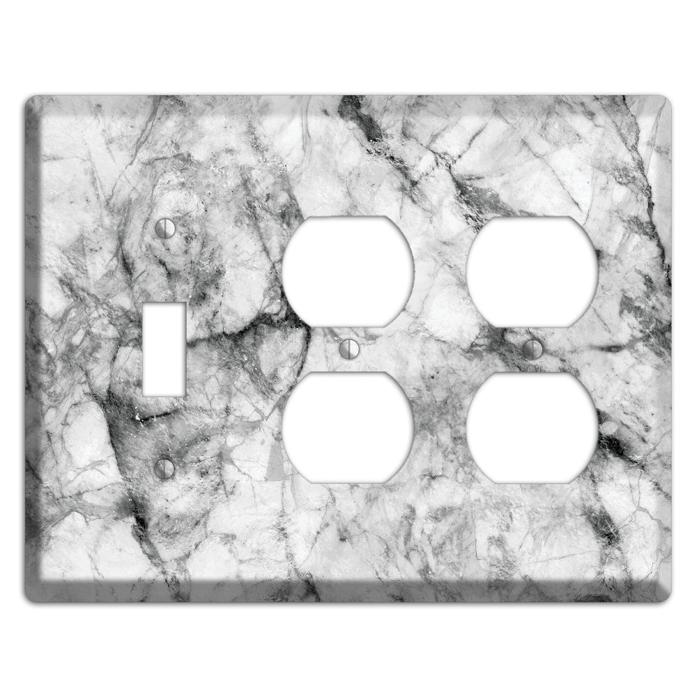 Alto Marble Toggle / 2 Duplex Wallplate