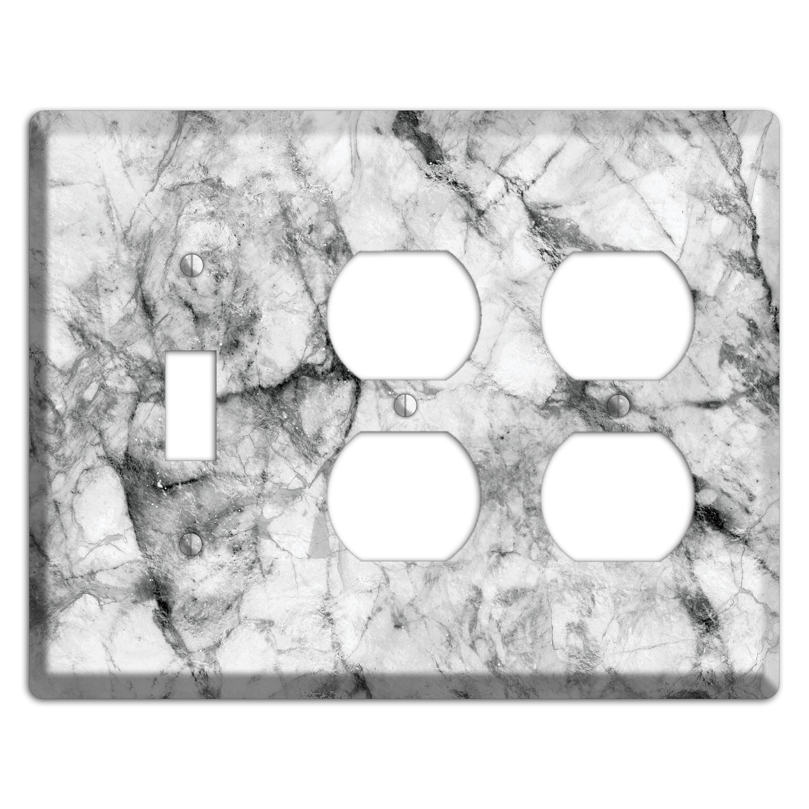 Alto Marble Toggle / 2 Duplex Wallplate