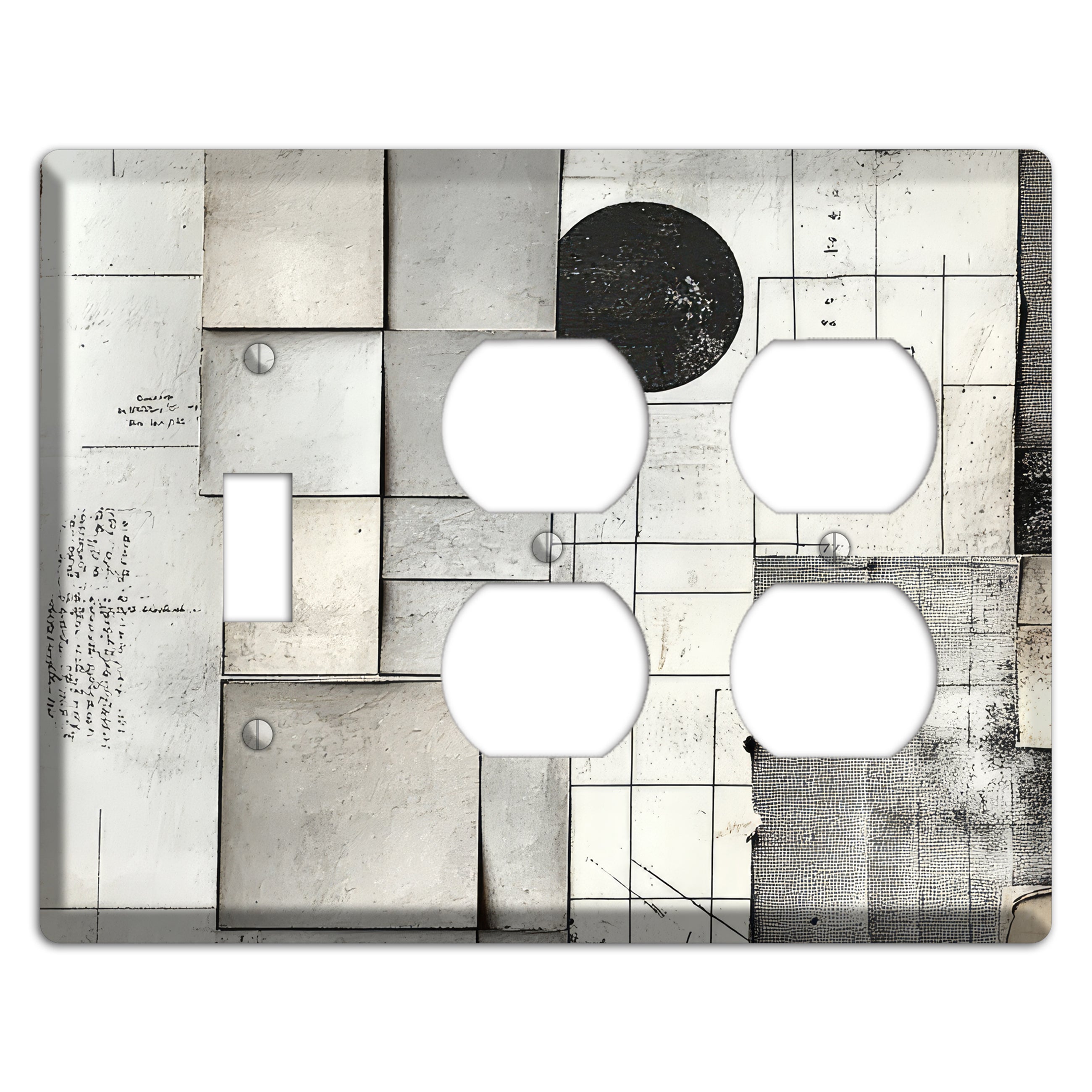 Cartographer's Quiet Ruin Toggle / 2 Duplex Wallplate