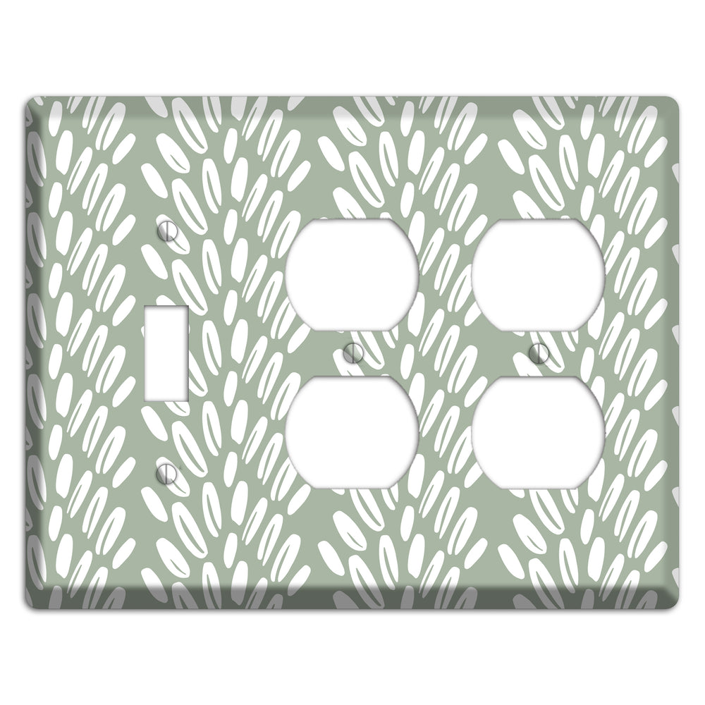 Harvest Whisper Toggle / 2 Duplex Wallplate