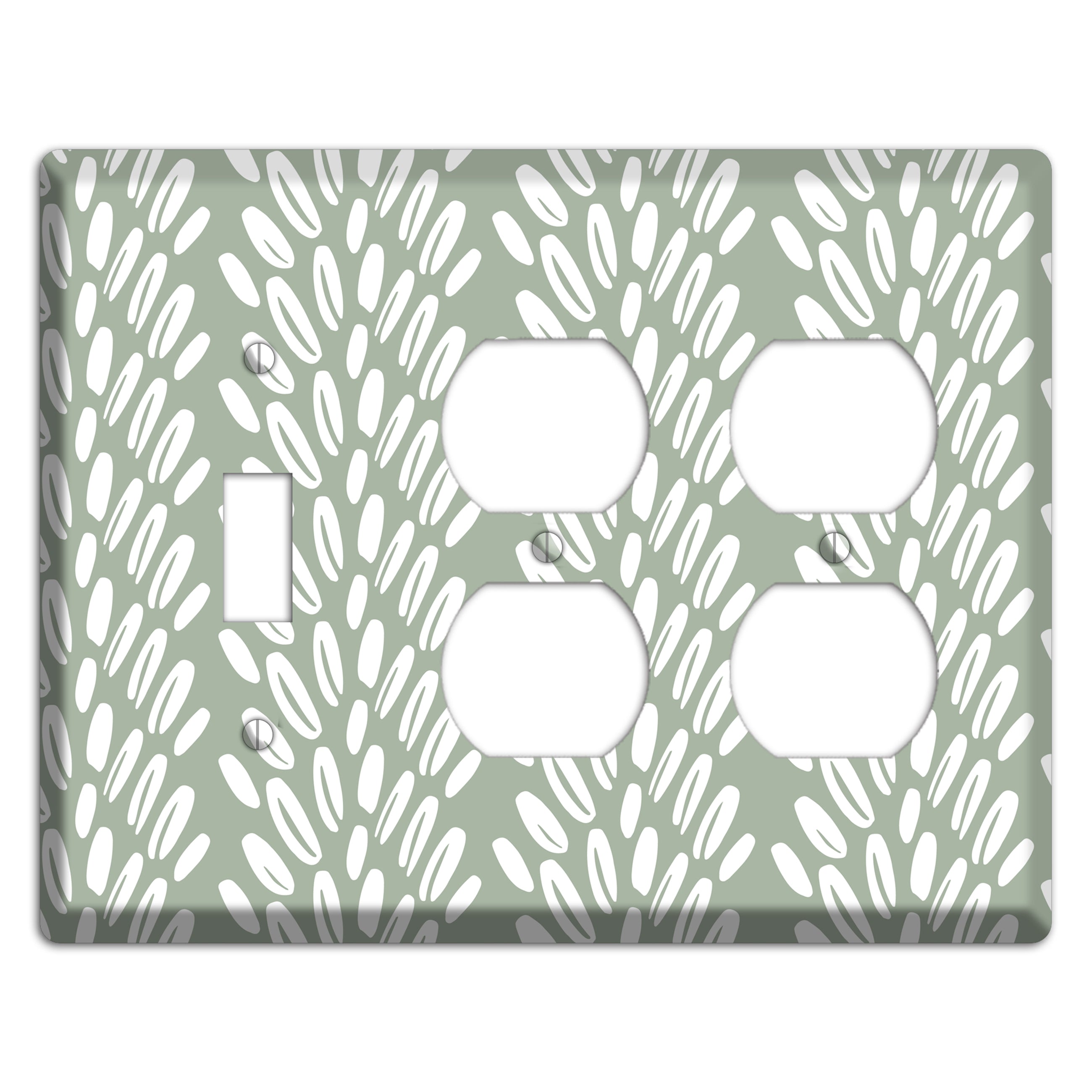 Harvest Whisper Toggle / 2 Duplex Wallplate