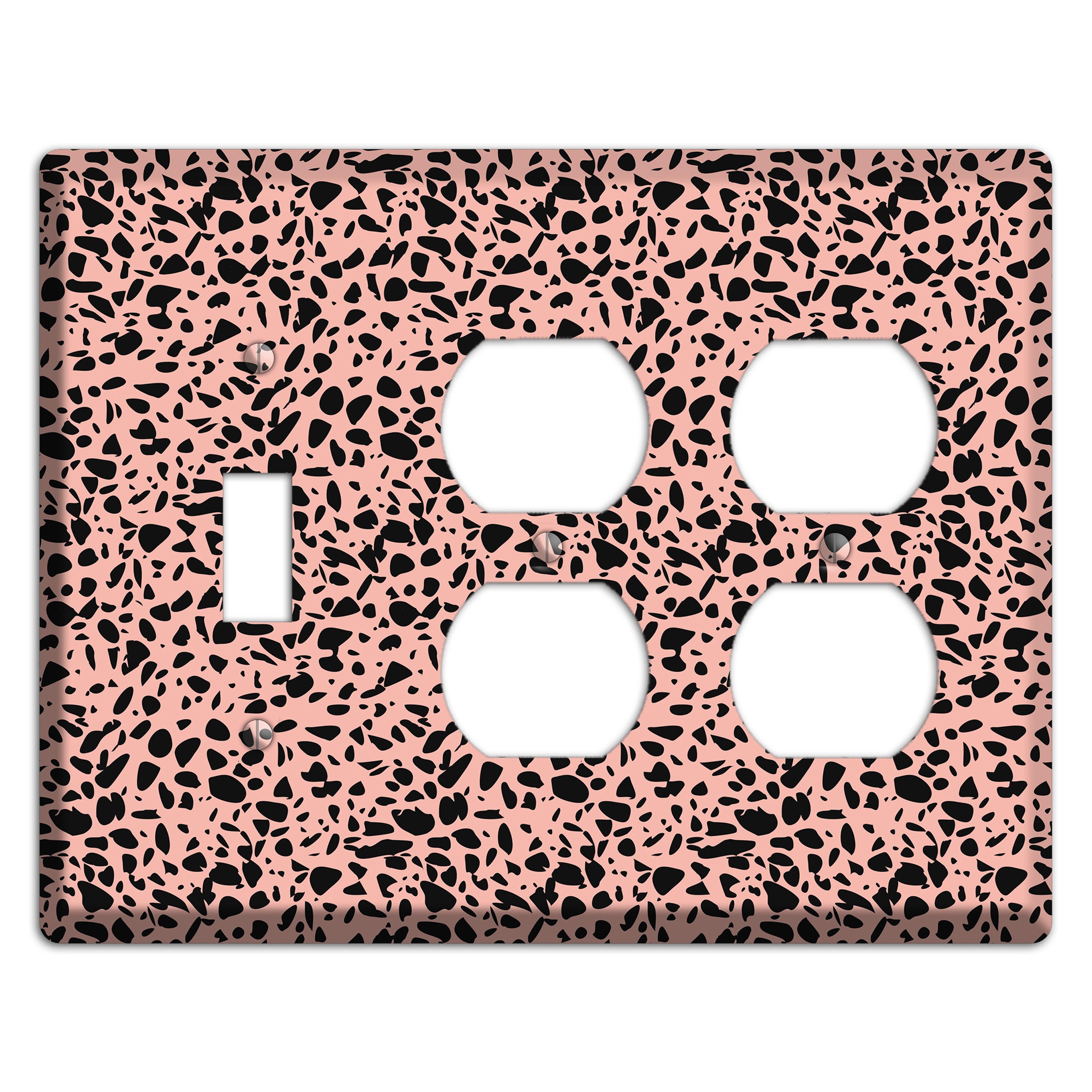 Blush Static Toggle / 2 Duplex Wallplate
