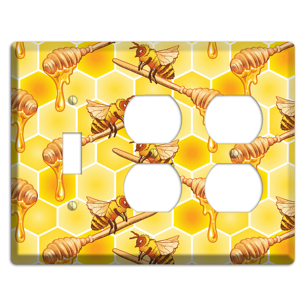 Honeyed Vigil Toggle / 2 Duplex Wallplate