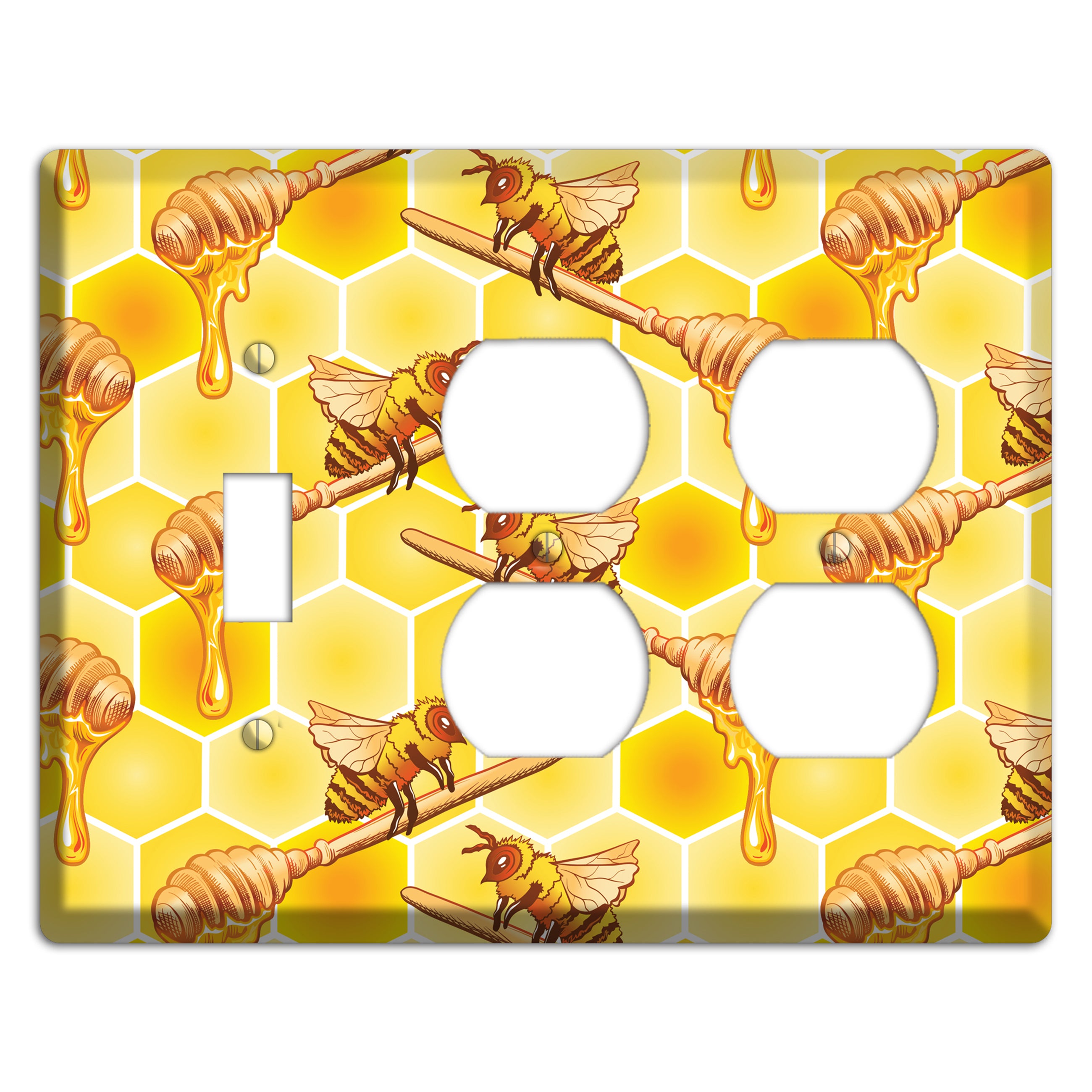 Honeyed Vigil Toggle / 2 Duplex Wallplate