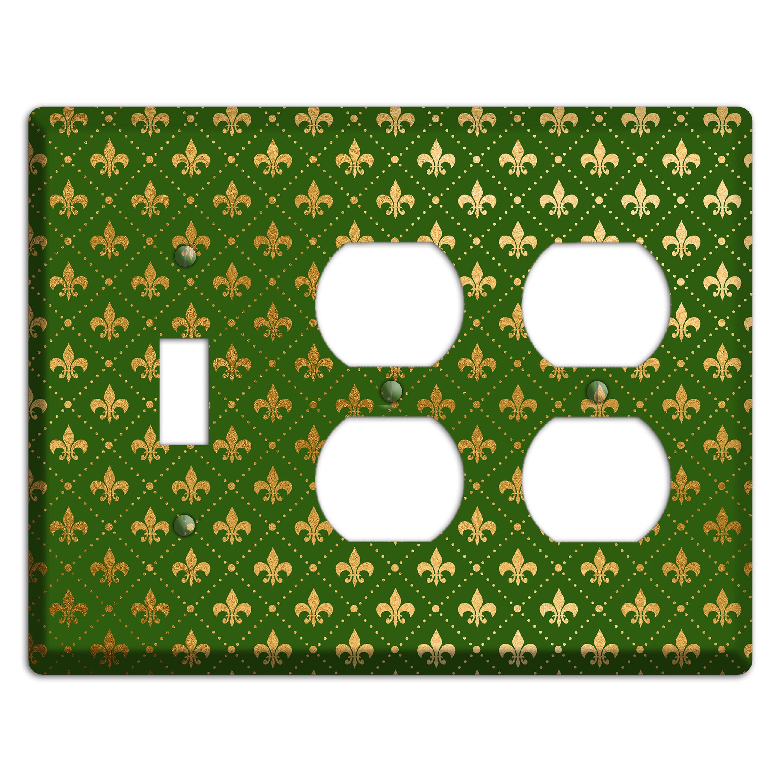 Gilded Grove Toggle / 2 Duplex Wallplate