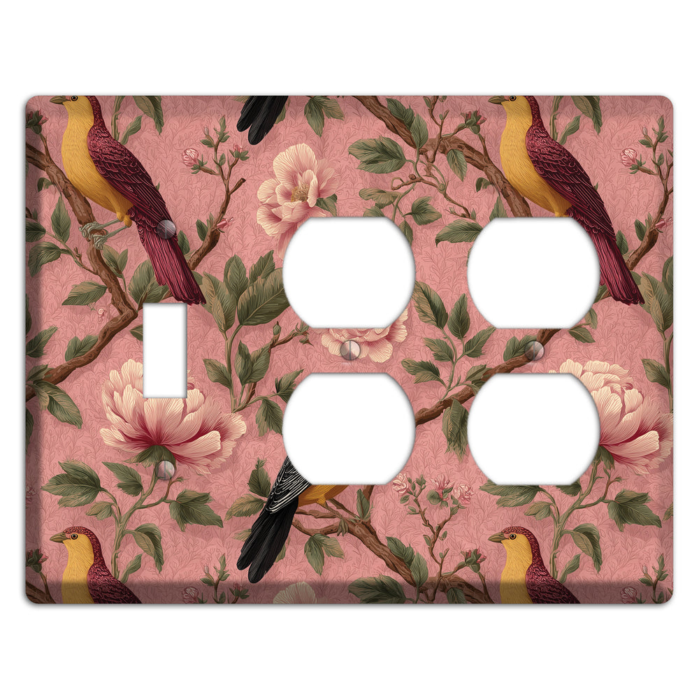 Peony & Perch Toggle / 2 Duplex Wallplate