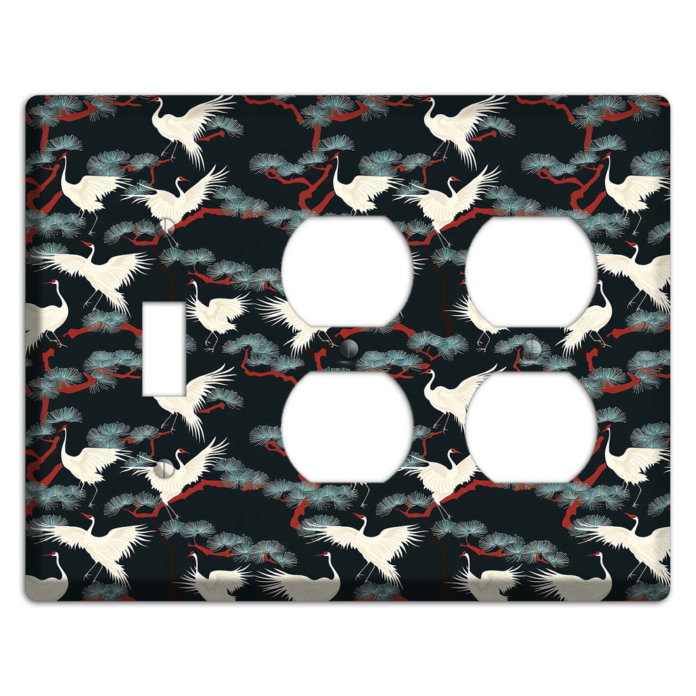 Obsidian Pine Vigil Toggle / 2 Duplex Wallplate