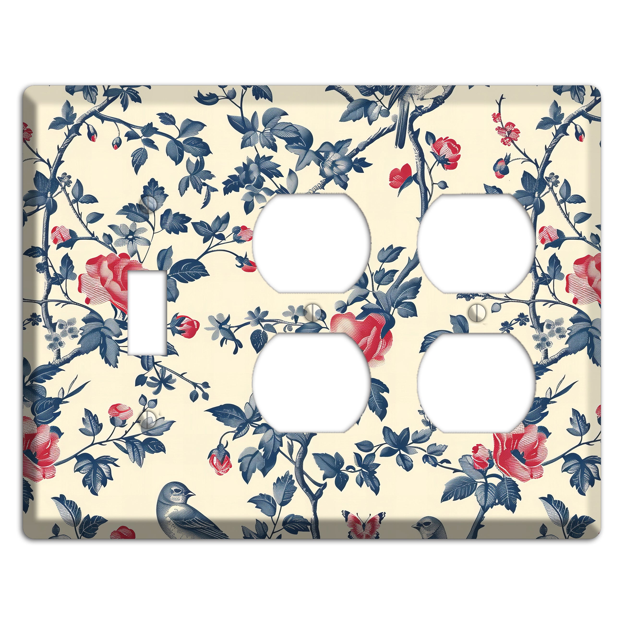 Songbirds & Thorns Toggle / 2 Duplex Wallplate