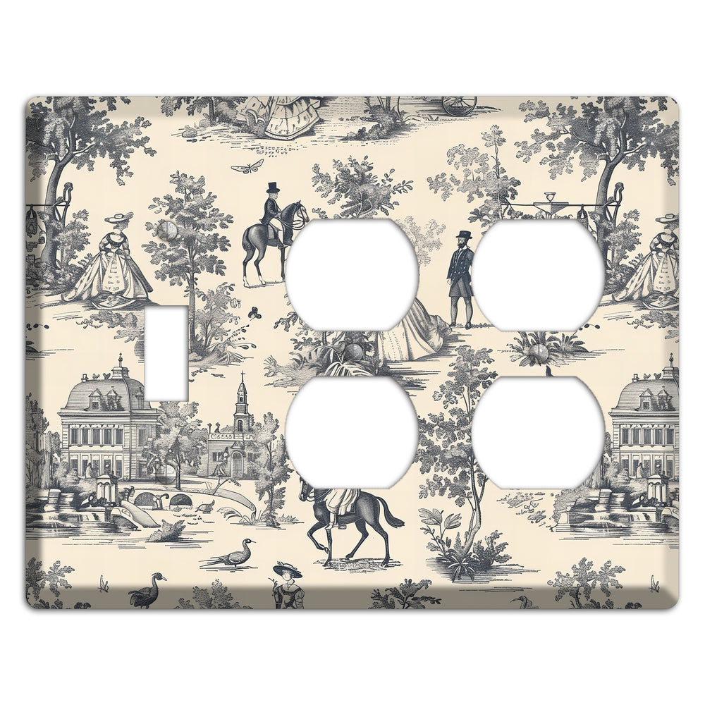 Country Estate Promenade Toggle / 2 Duplex Wallplate