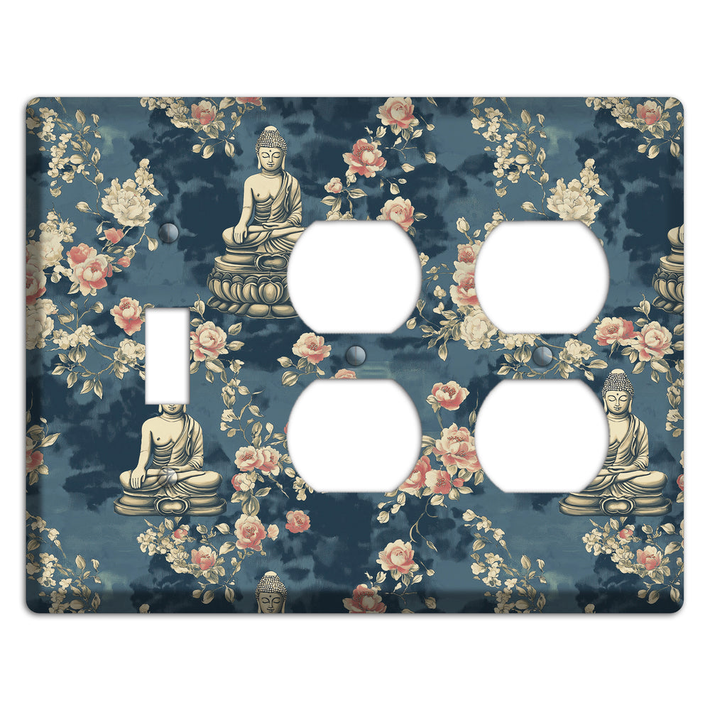 Lotus & Bloom Toggle / 2 Duplex Wallplate