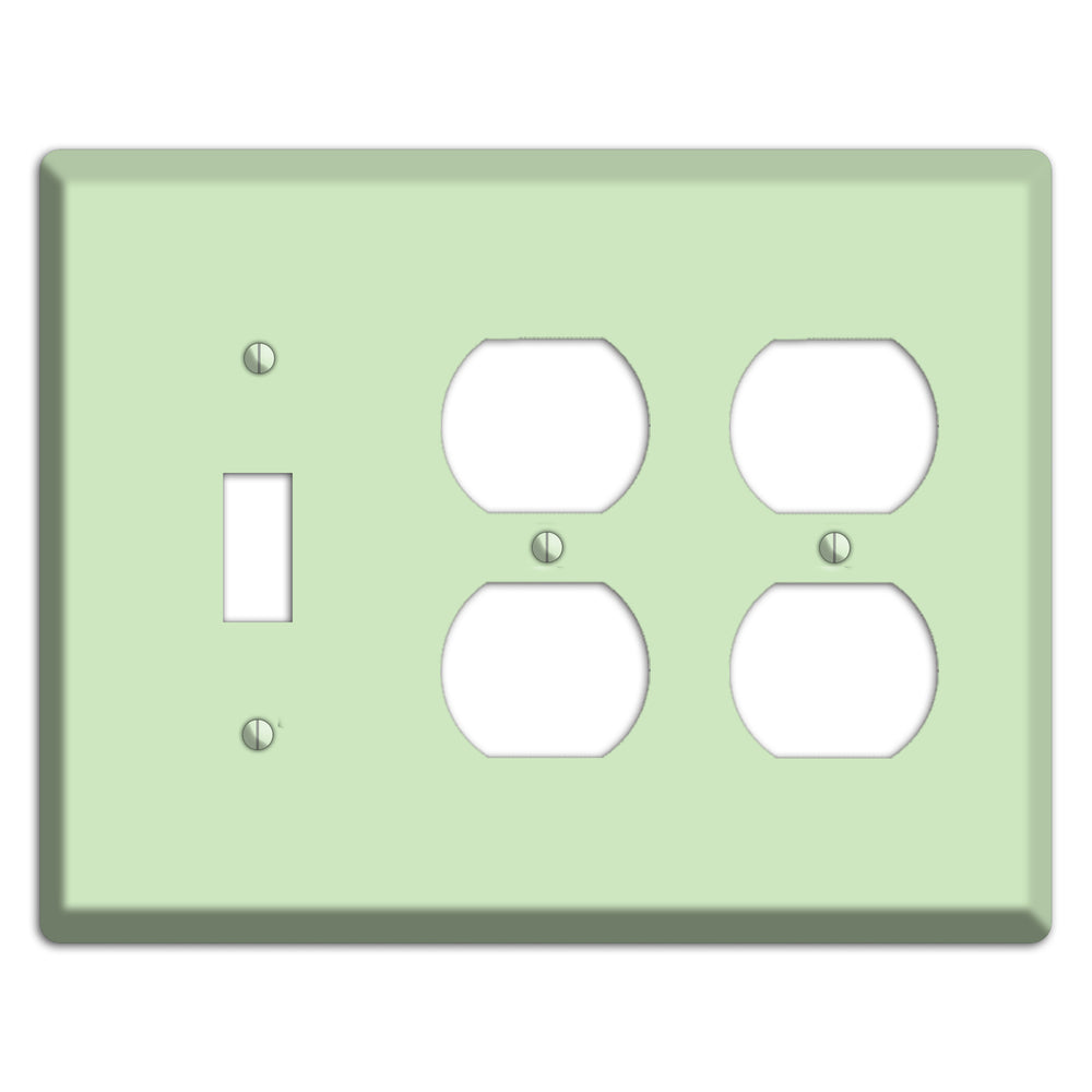 Baxter Mint Toggle / 2 Duplex Wallplate