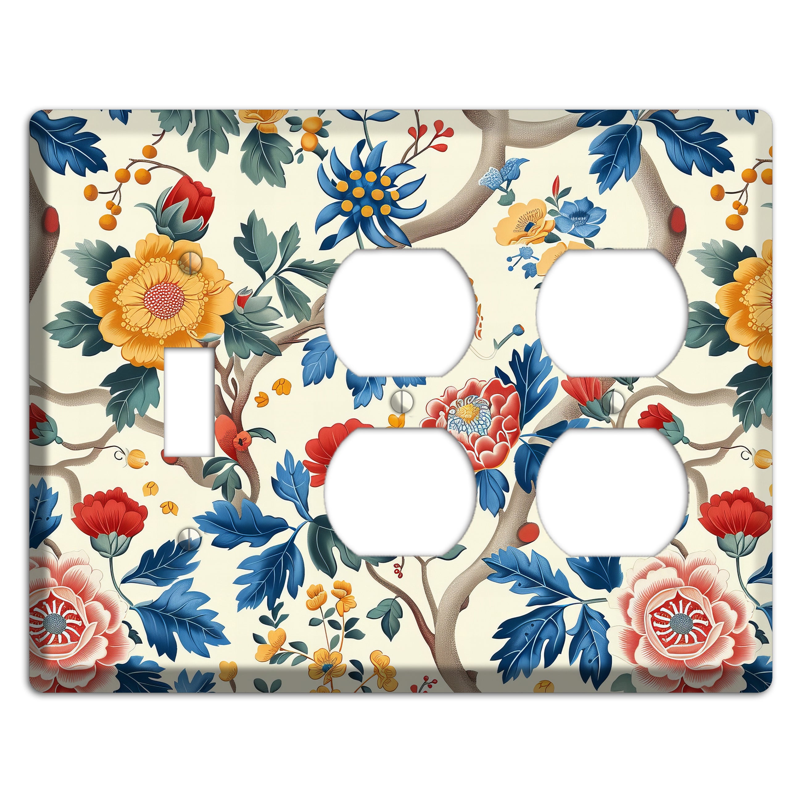 Tangled Bower Fête Toggle / 2 Duplex Wallplate
