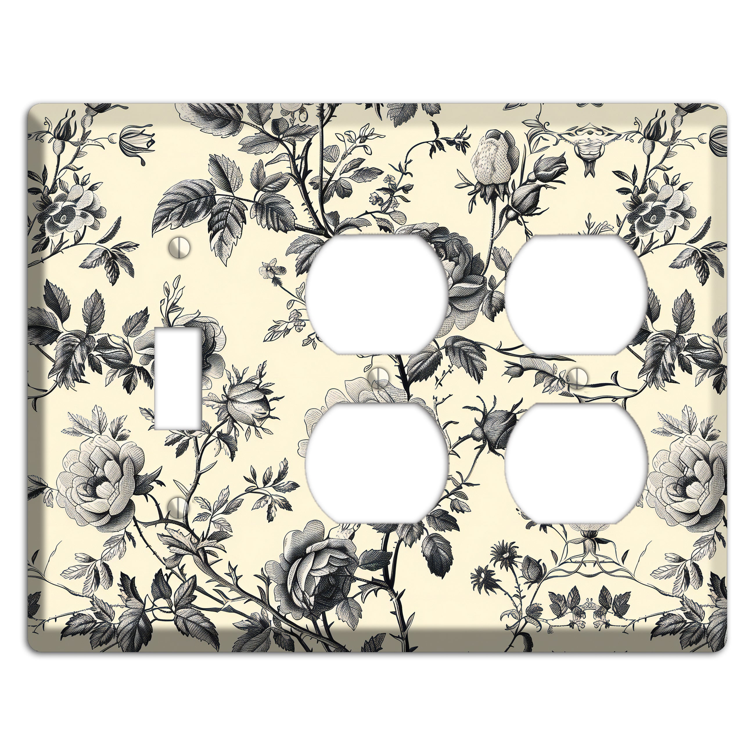 Thorned Reverie Toggle / 2 Duplex Wallplate