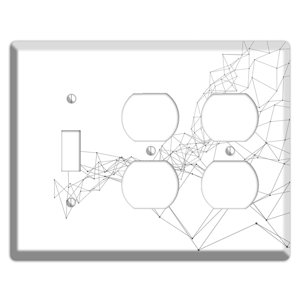 Emergent Mesh Theory Toggle / 2 Duplex Wallplate