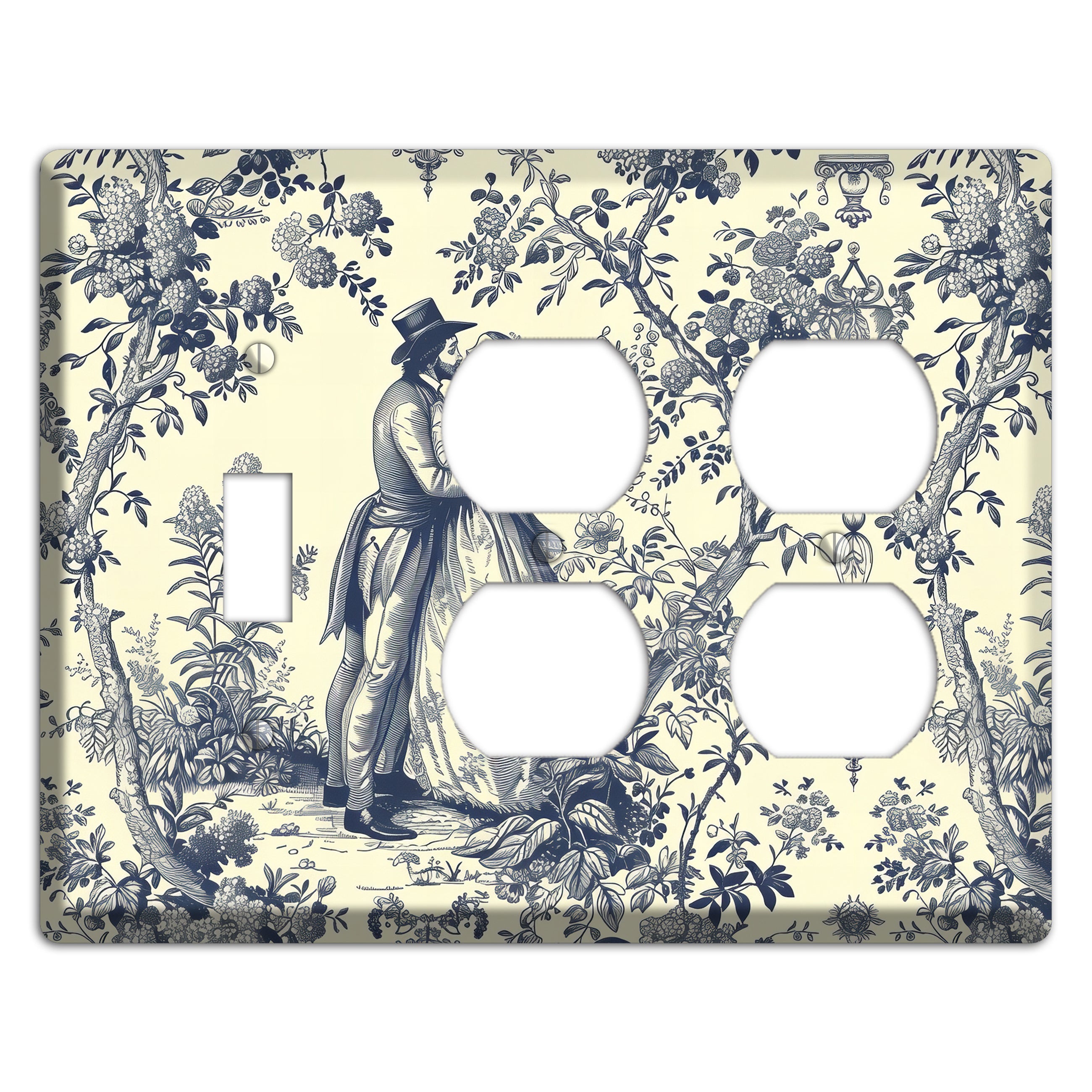 Garden Tryst Toggle / 2 Duplex Wallplate