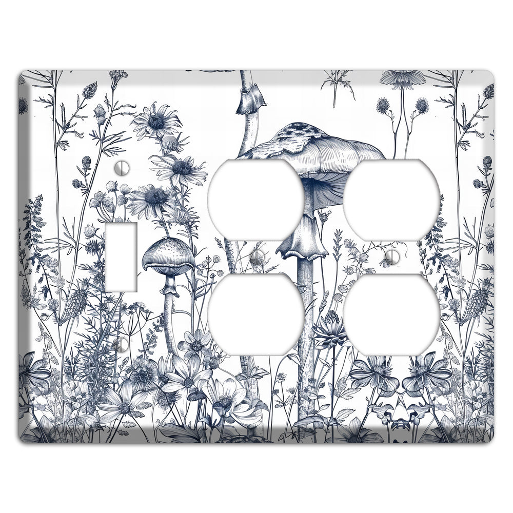 Forager's Meadow Spell Toggle / 2 Duplex Wallplate