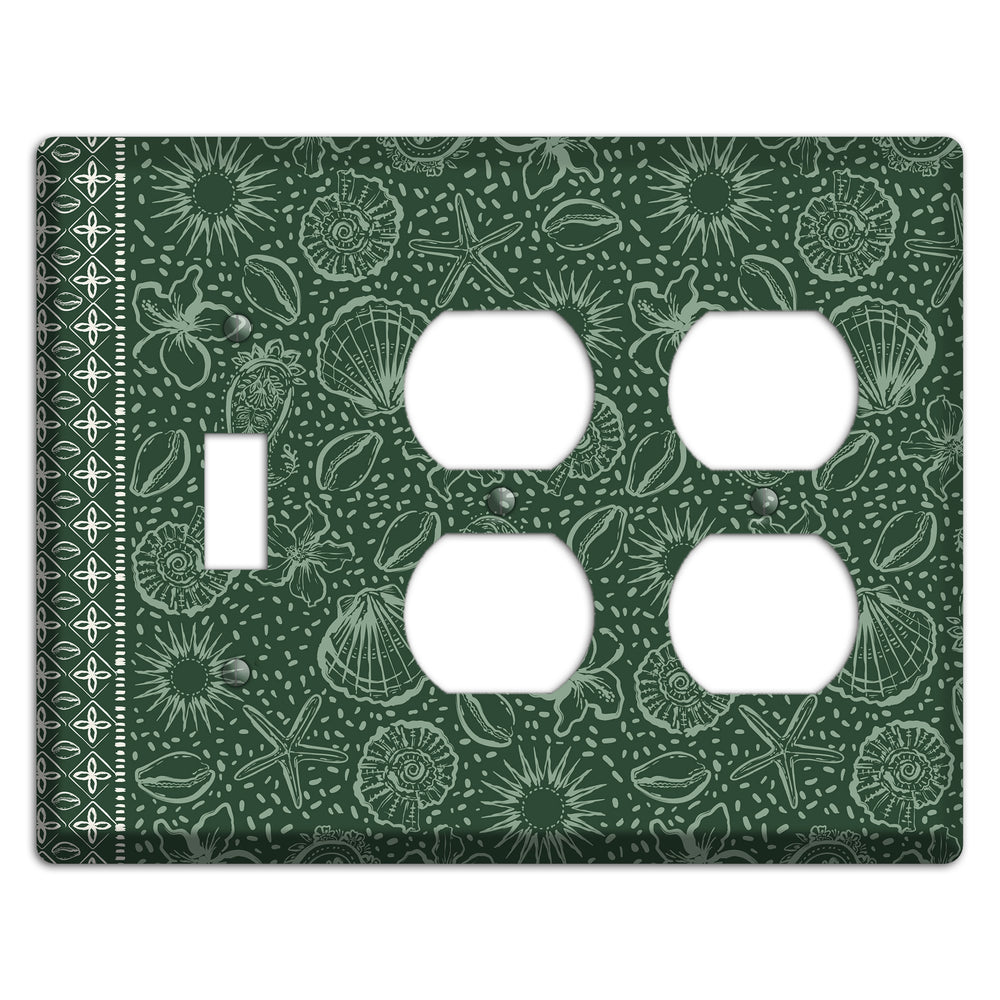 Emerald Tide Reliquary Toggle / 2 Duplex Wallplate