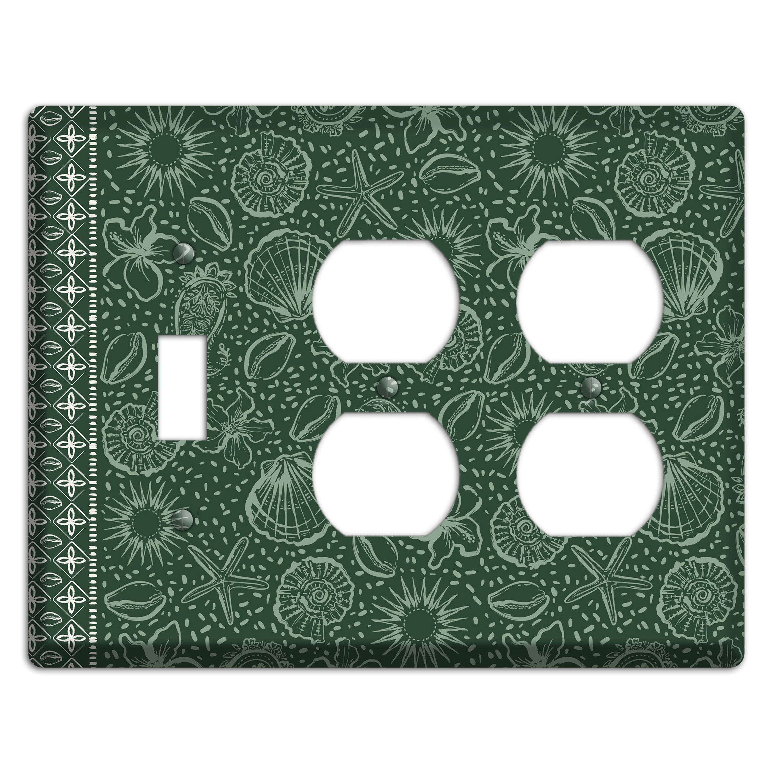 Emerald Tide Reliquary Toggle / 2 Duplex Wallplate