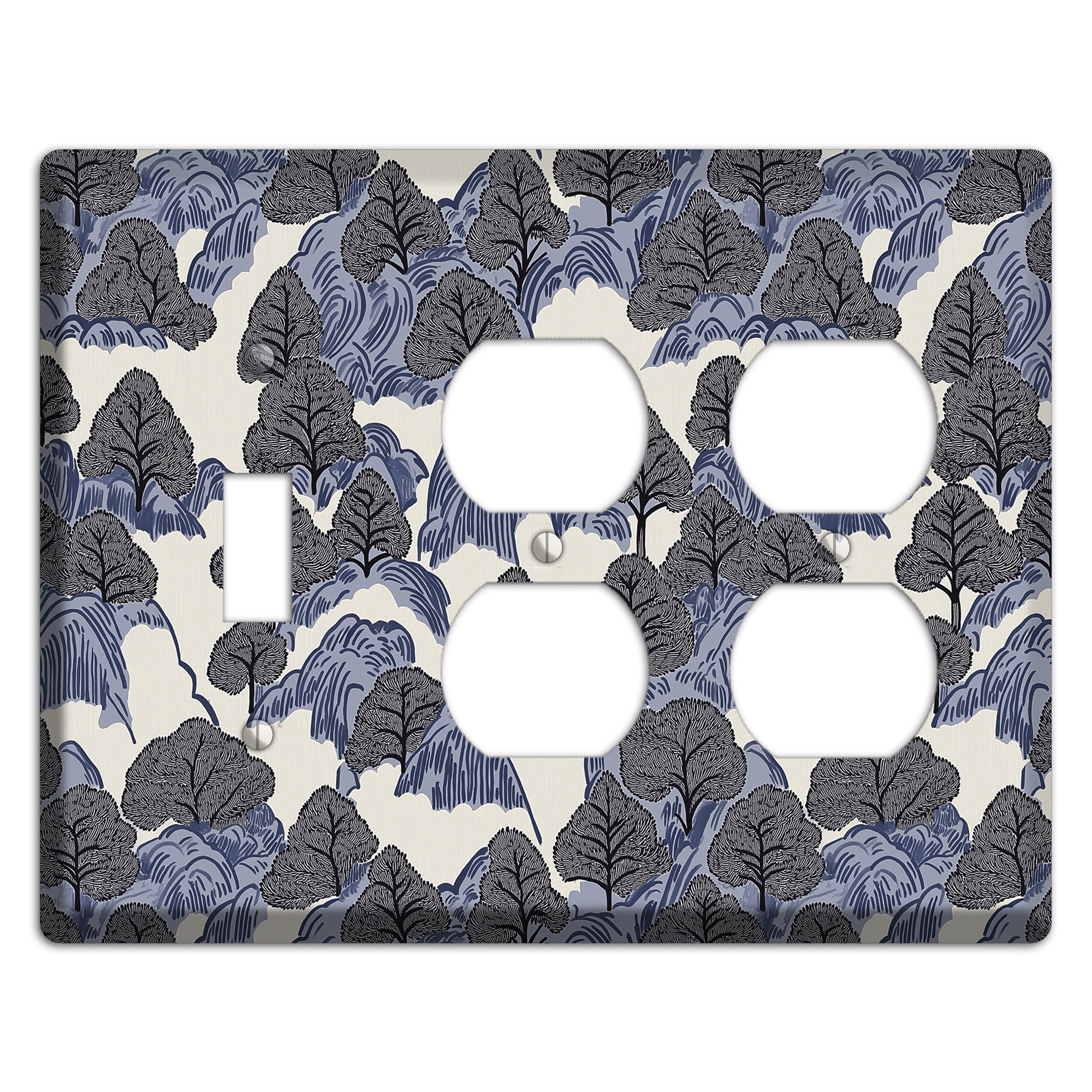 Thousand Pines Toggle / 2 Duplex Wallplate