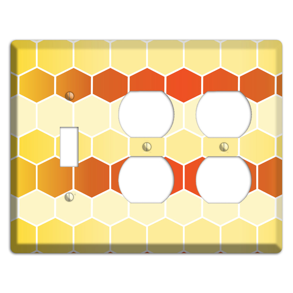 Amber Cell Drift Toggle / 2 Duplex Wallplate