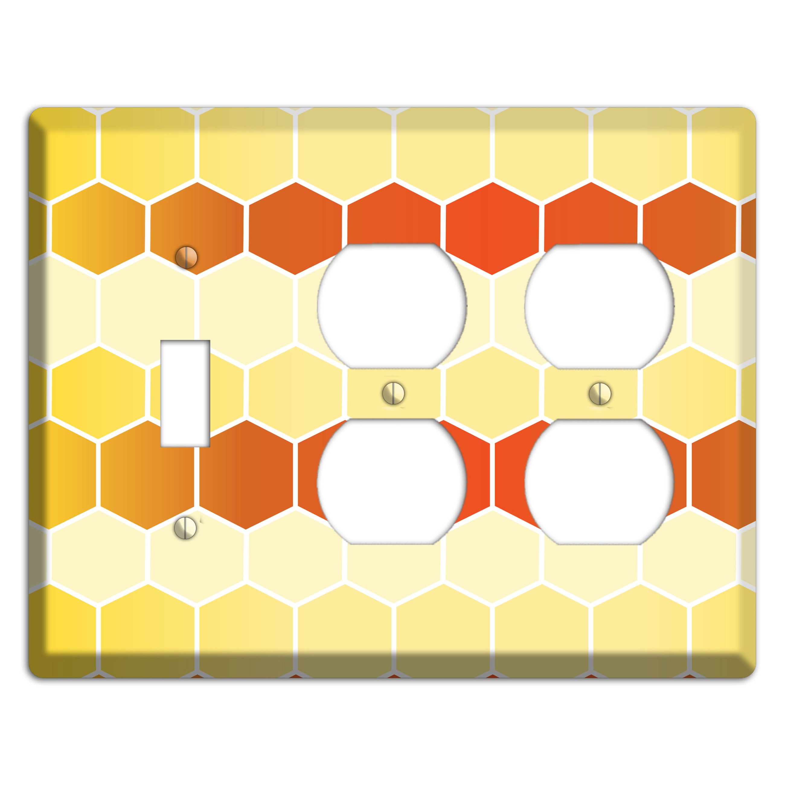 Amber Cell Drift Toggle / 2 Duplex Wallplate