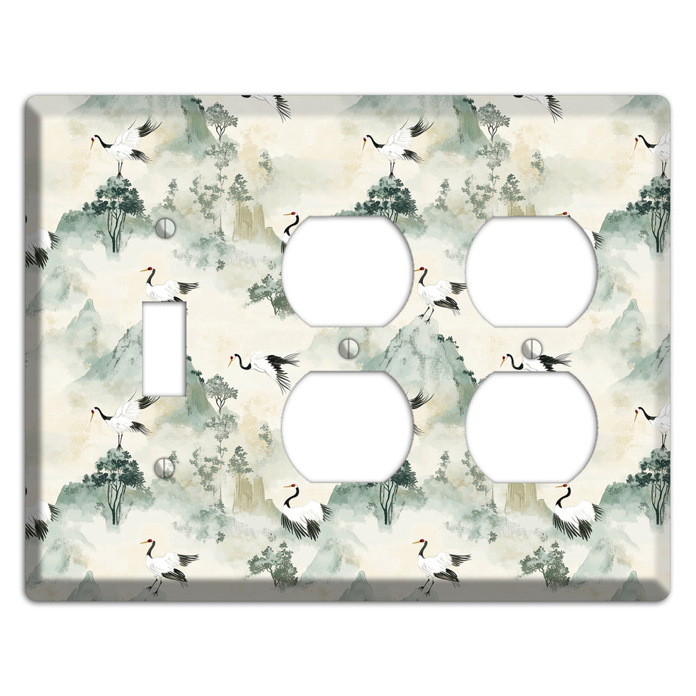 Jade Mountain Passage Toggle / 2 Duplex Wallplate