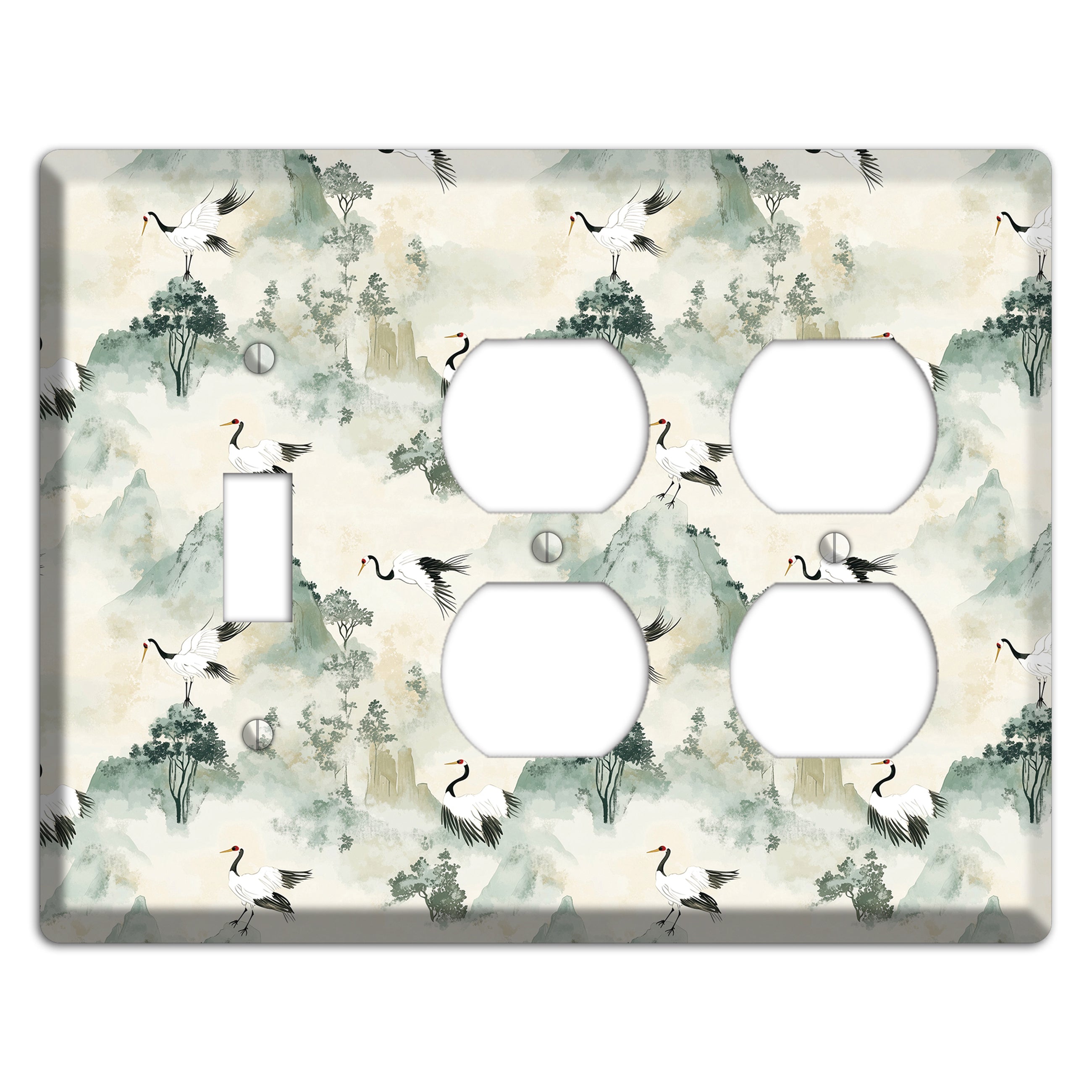 Jade Mountain Passage Toggle / 2 Duplex Wallplate