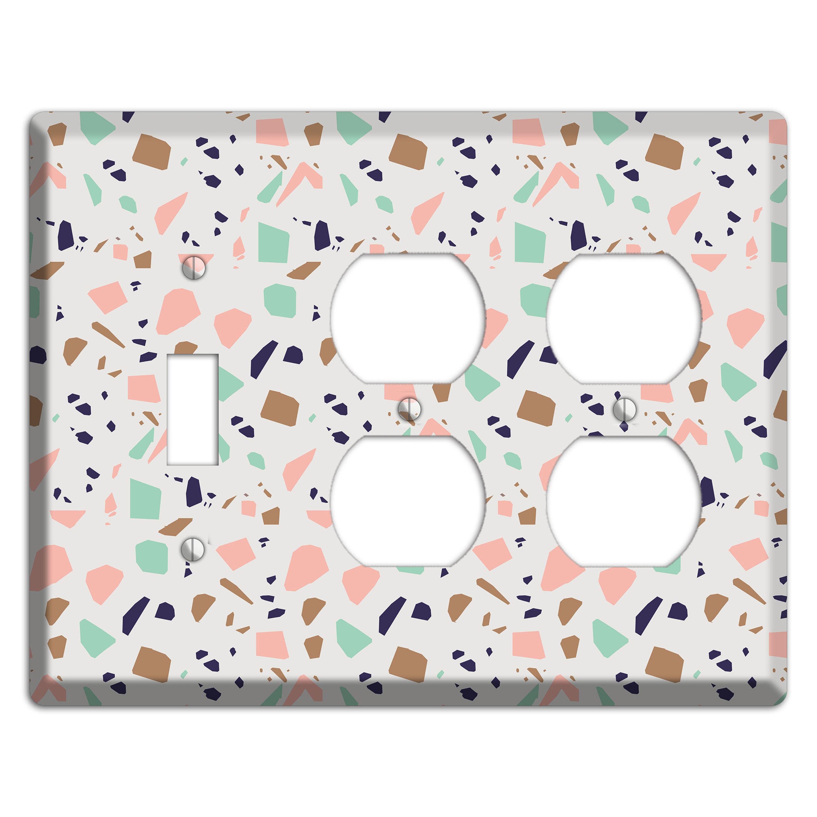 Candyfetti Quartz Toggle / 2 Duplex Wallplate