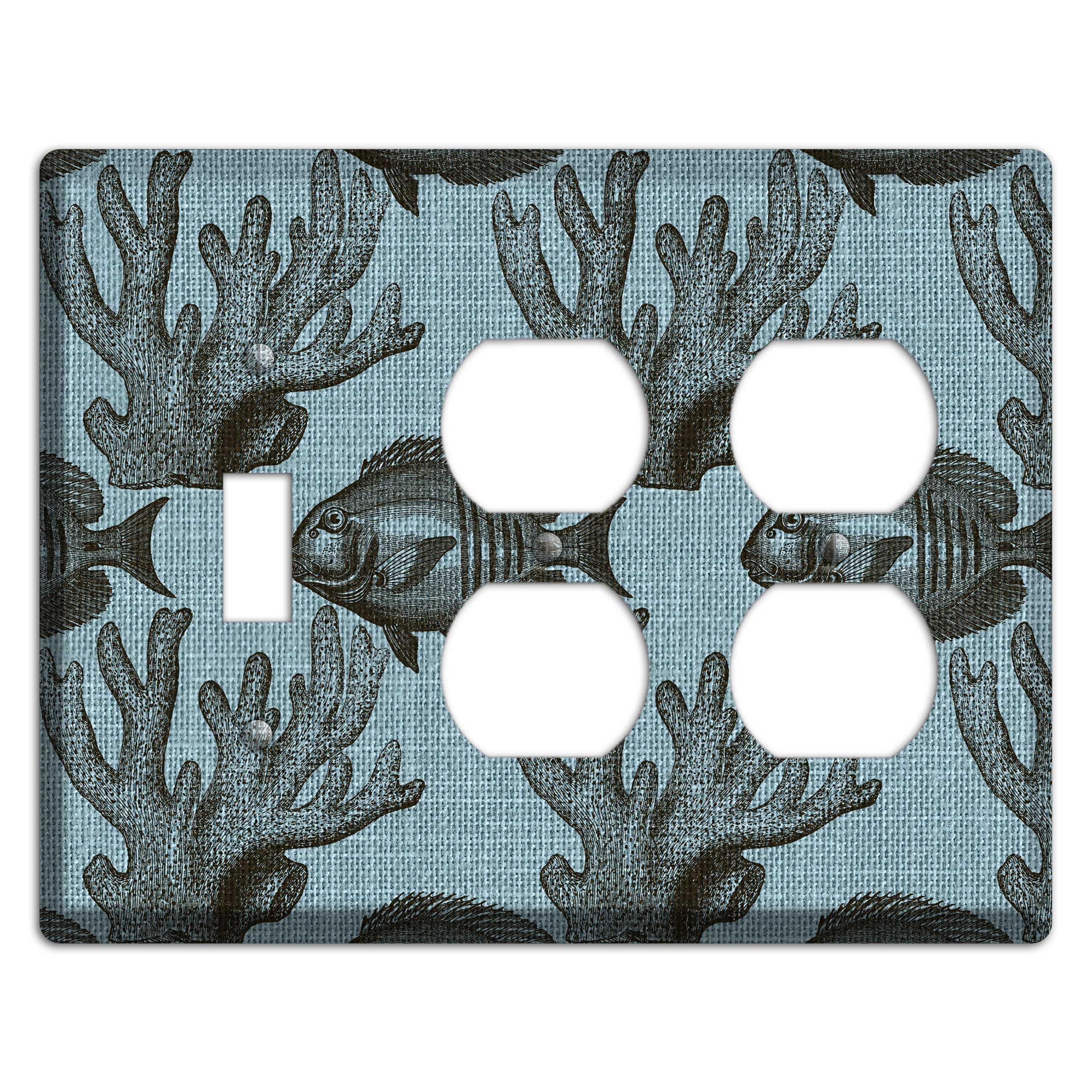 Reef Encounter Toggle / 2 Duplex Wallplate