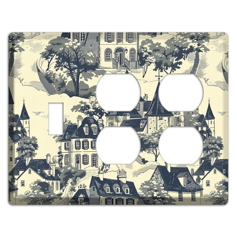 Village on the Hill Toggle / 2 Duplex Wallplate