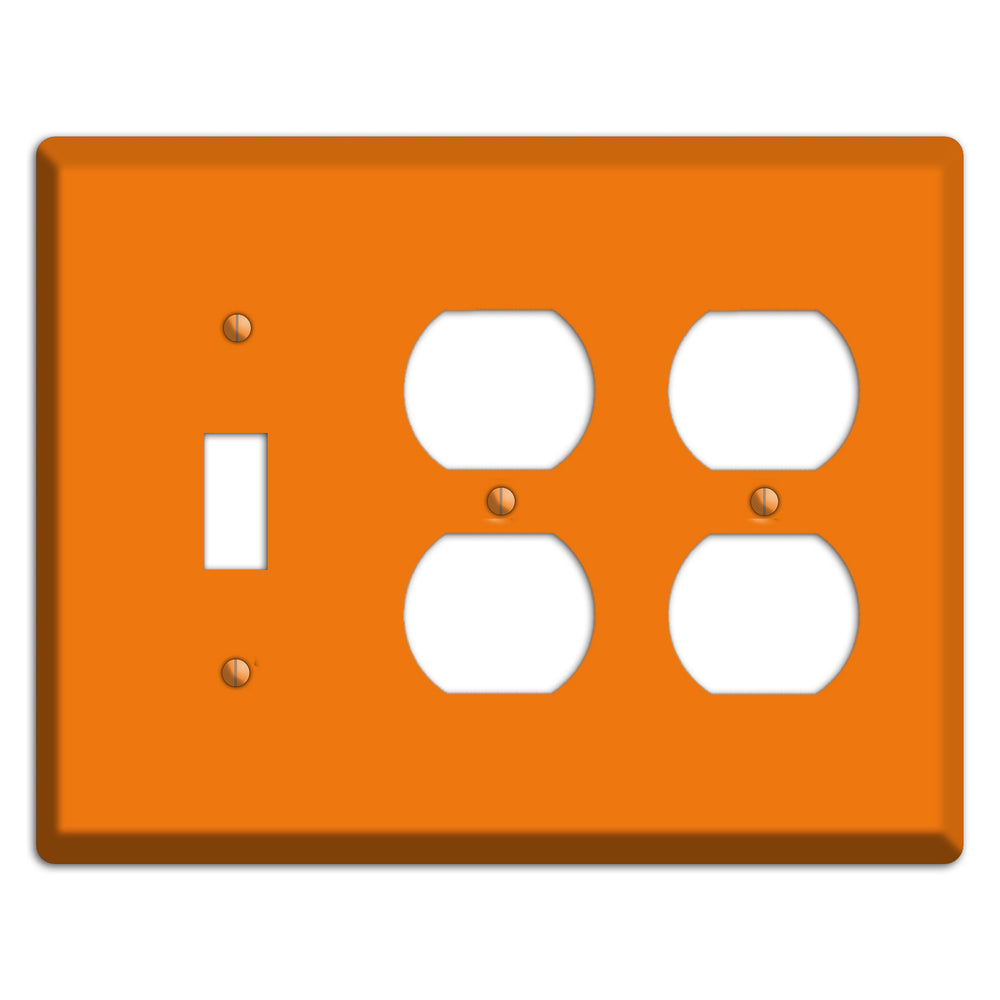 Baxter Pumpkin Toggle / 2 Duplex Wallplate