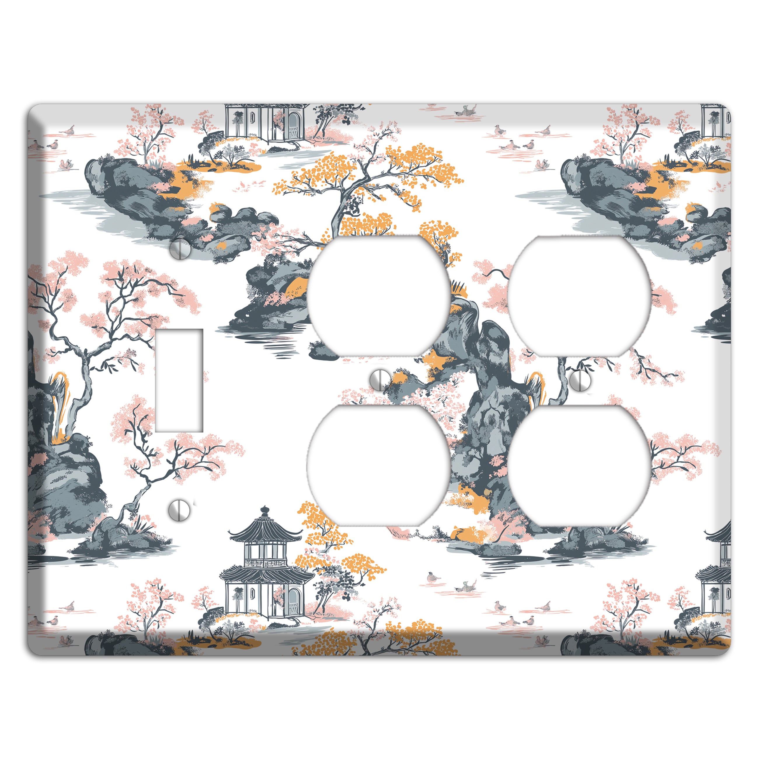 Stone Garden Reverie Toggle / 2 Duplex Wallplate