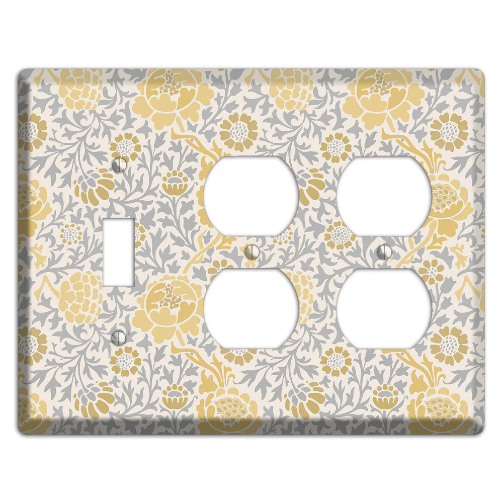 Dandelion Charm Toggle / 2 Duplex Wallplate
