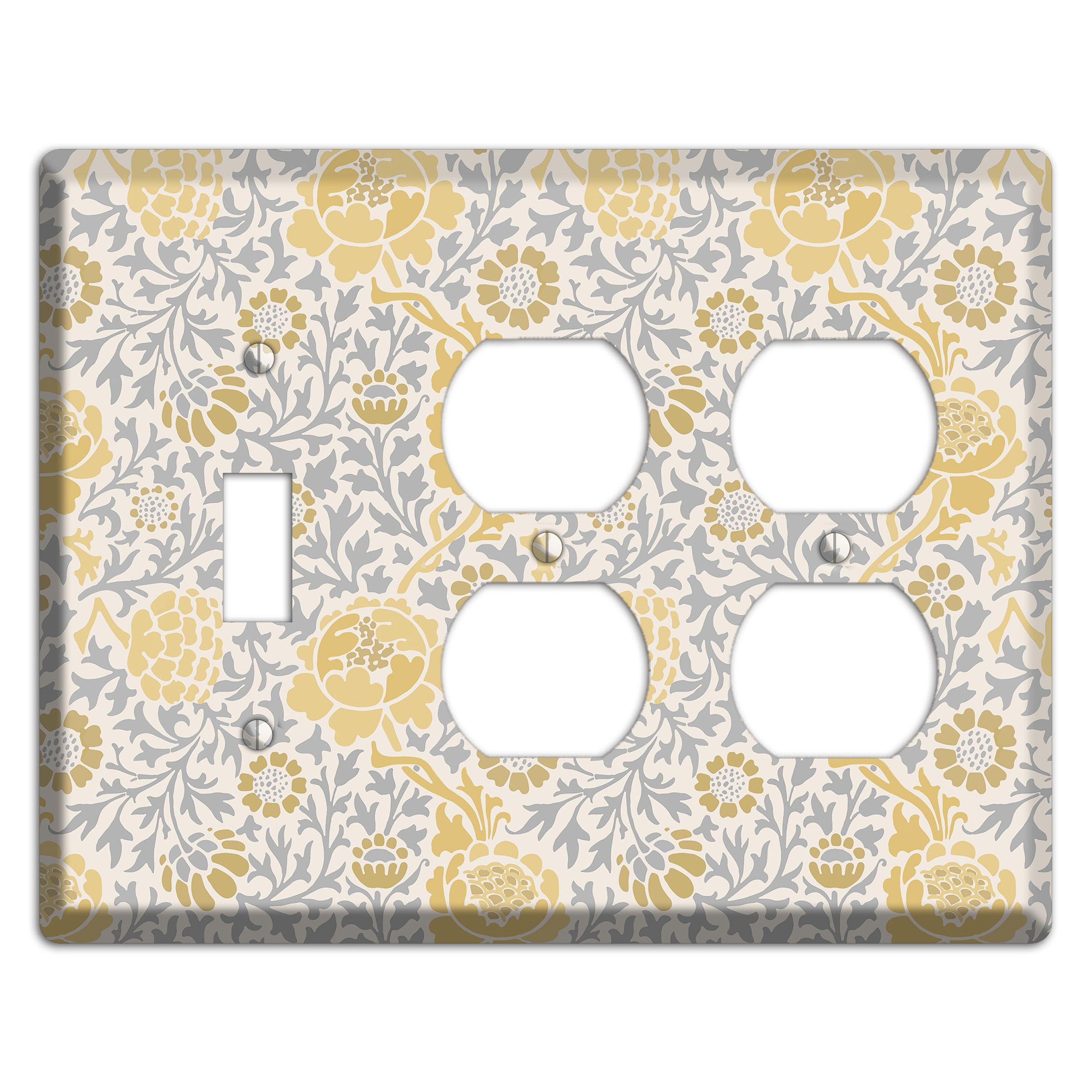 Dandelion Charm Toggle / 2 Duplex Wallplate