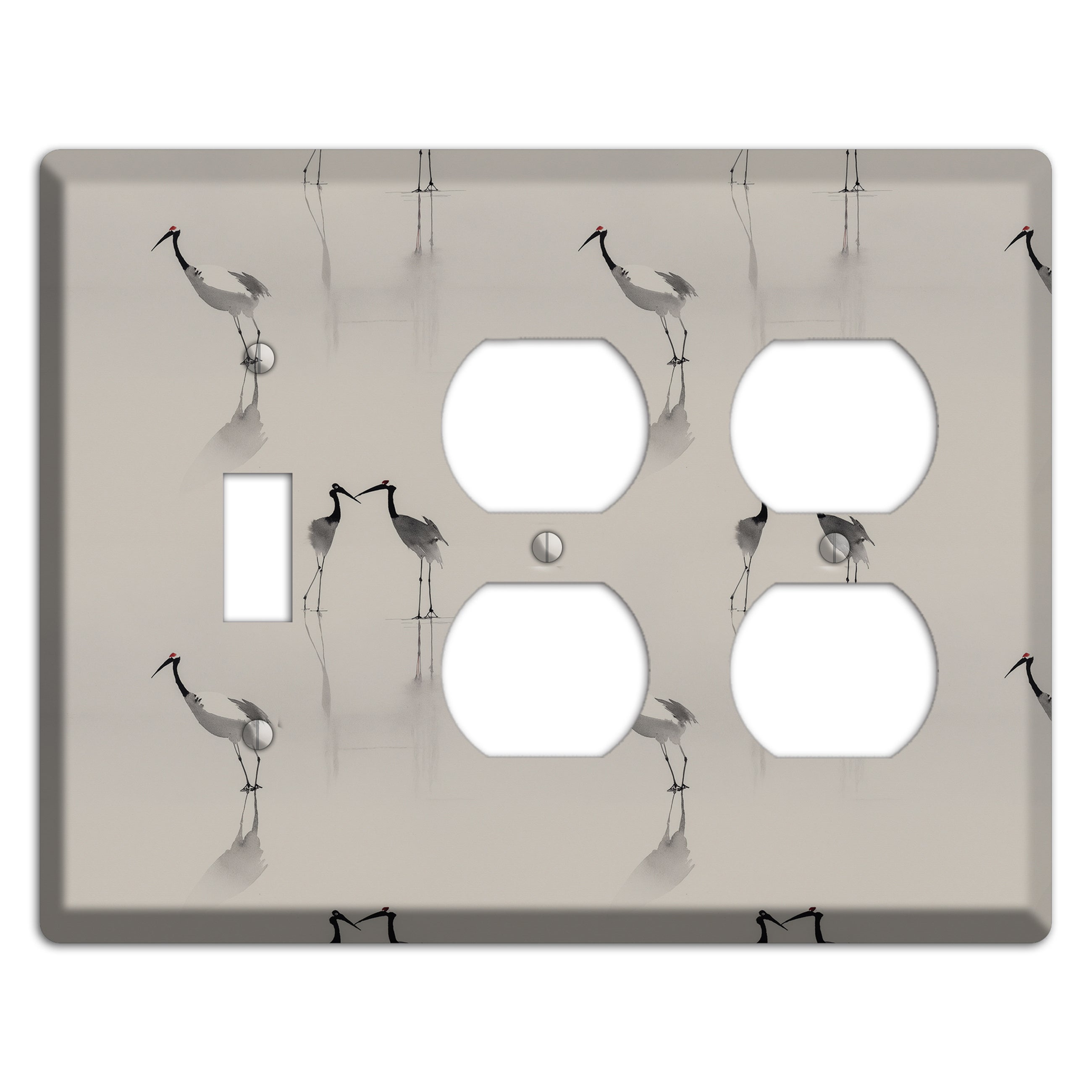 Mist & Mirror Vigil Toggle / 2 Duplex Wallplate