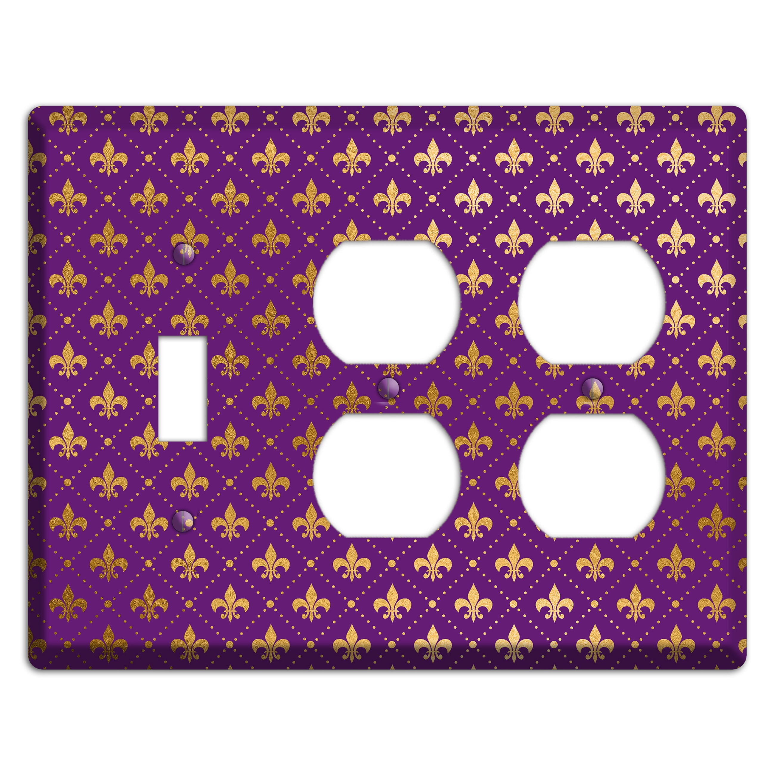 Velvet Crown Toggle / 2 Duplex Wallplate