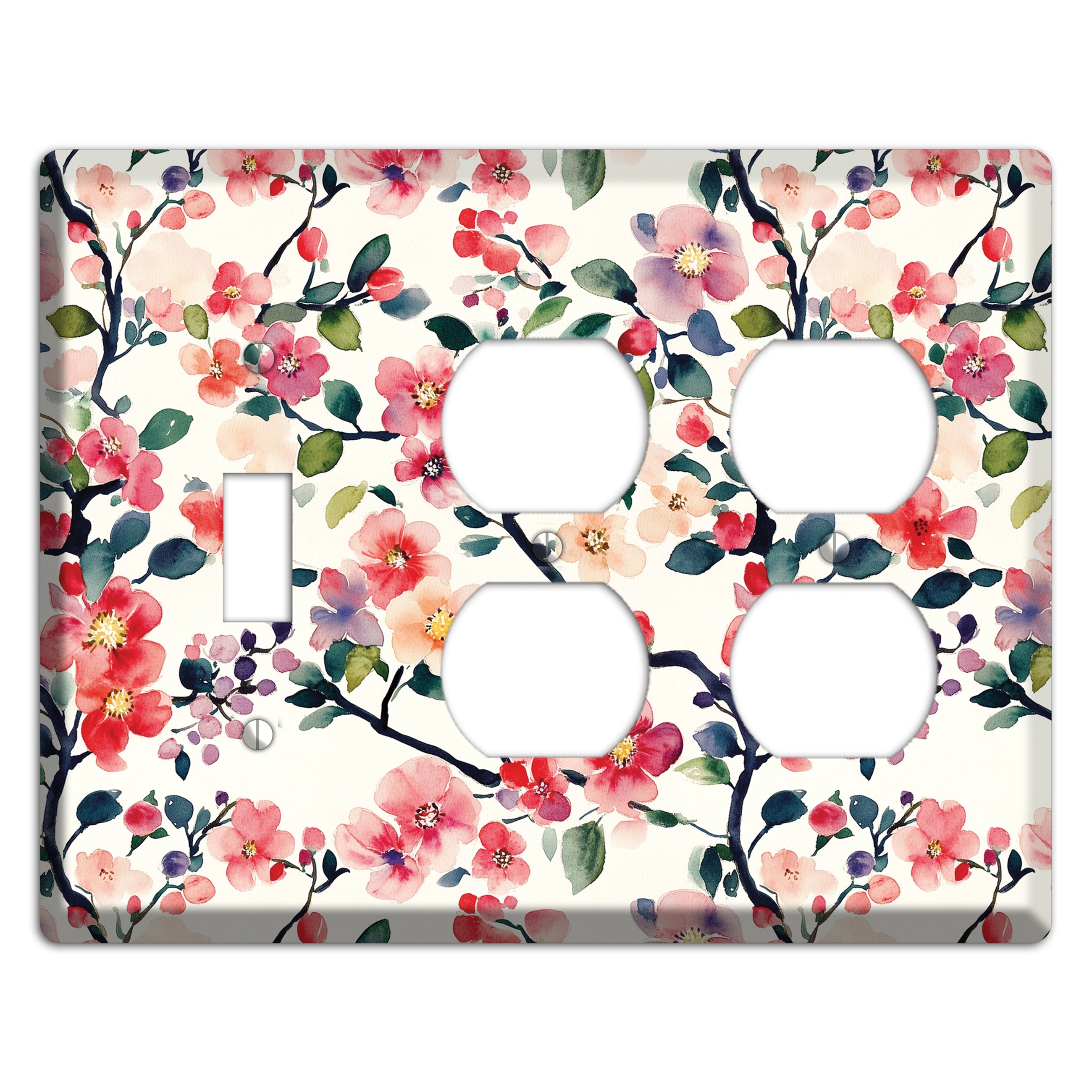 Blossom & Bough Toggle / 2 Duplex Wallplate