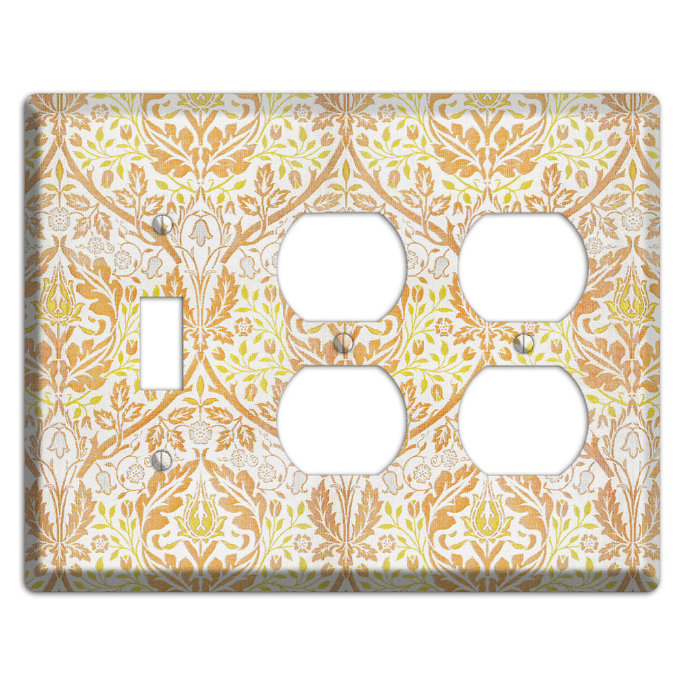 Citrus Tapestry Toggle / 2 Duplex Wallplate