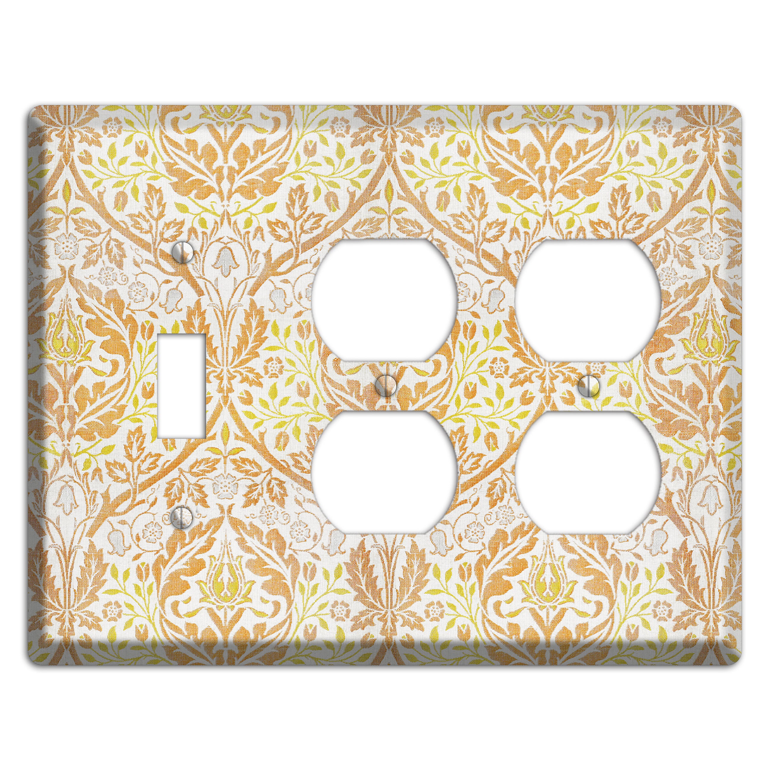 Citrus Tapestry Toggle / 2 Duplex Wallplate