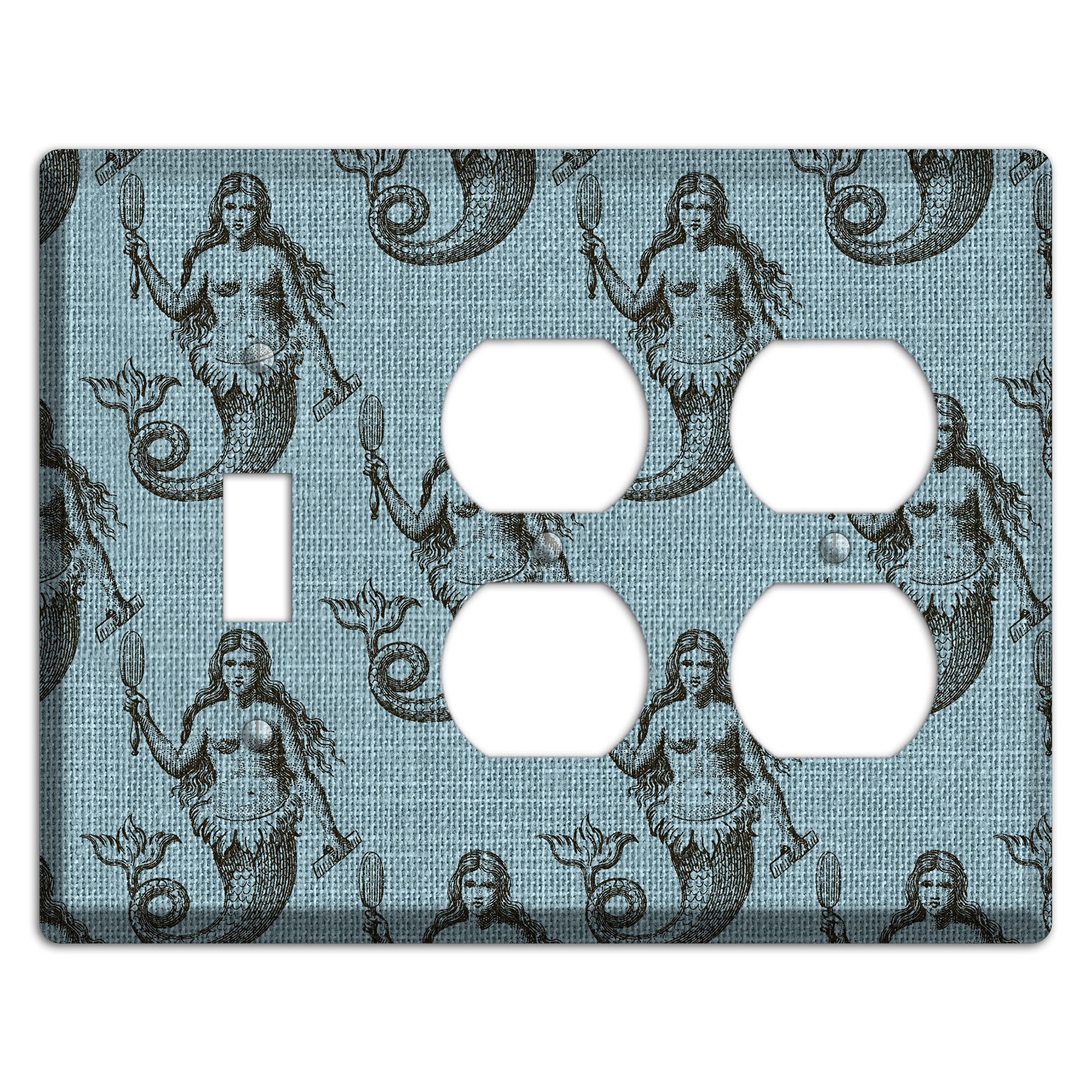 Siren’s Reflection Toggle / 2 Duplex Wallplate
